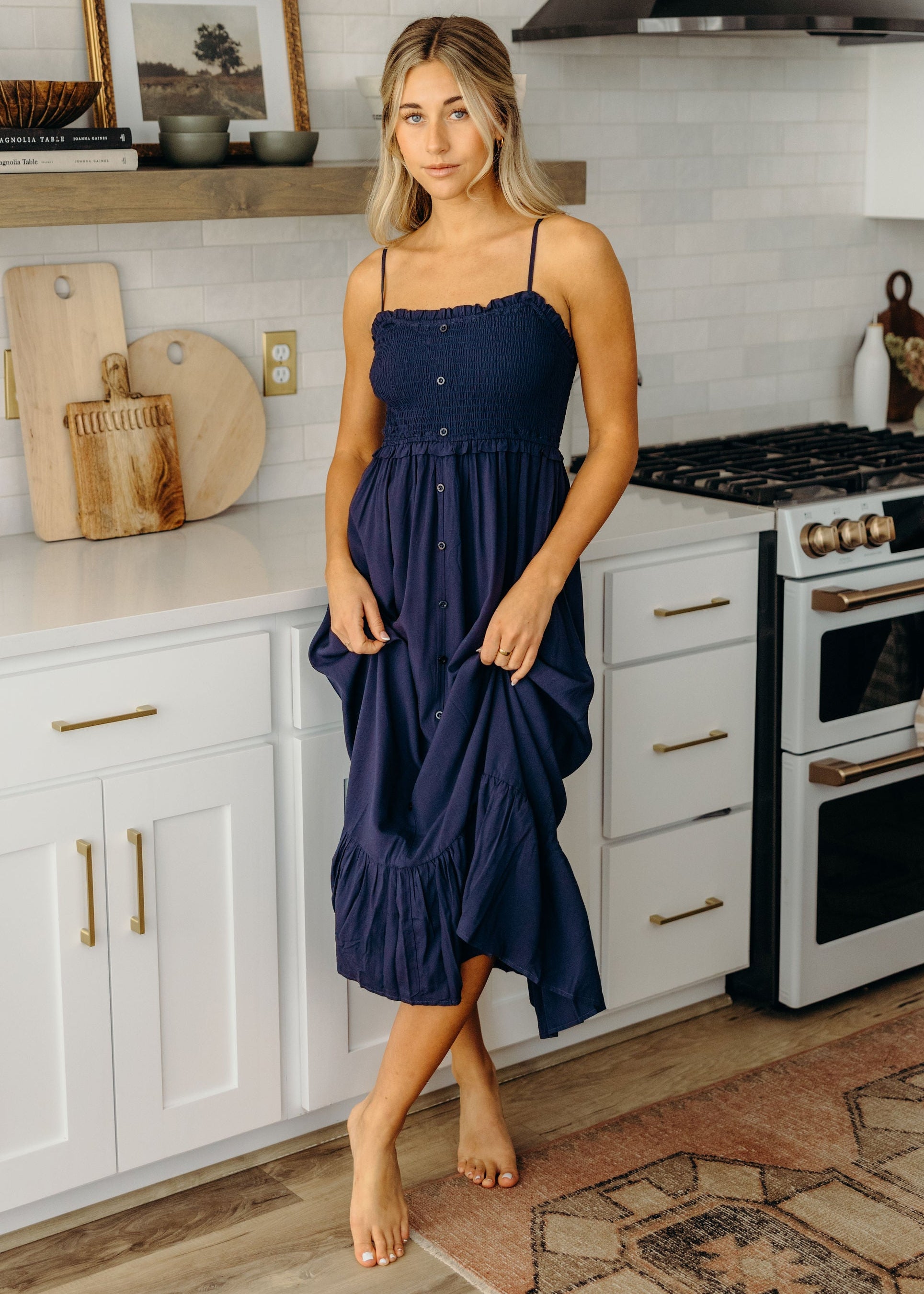 The Jones Dress in Passport Blue - Small The Jones Dress in Passport Blue - Small