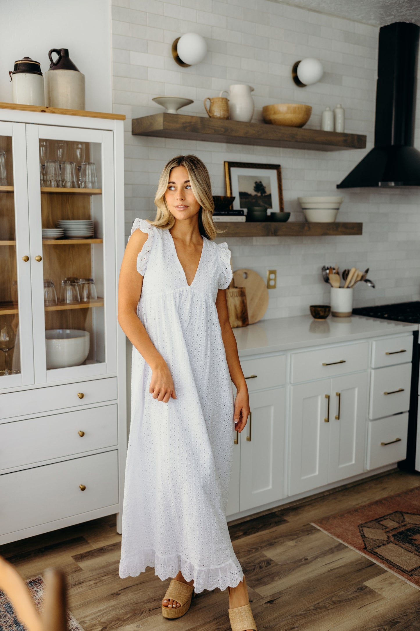 THE DUTTON IN WHITE EYELET