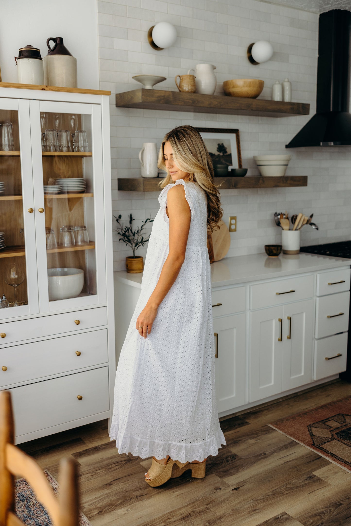 THE DUTTON IN WHITE EYELET