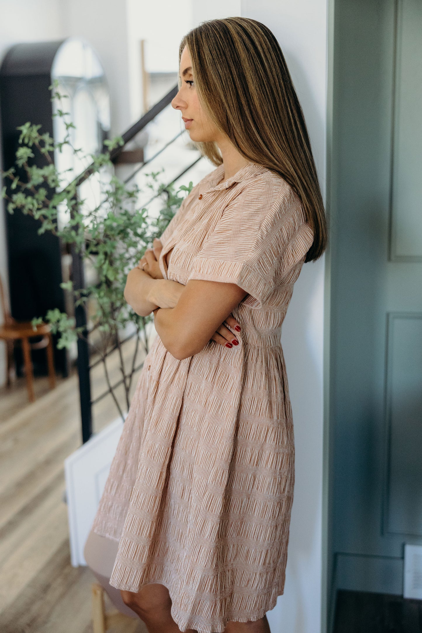 THE BLANCHE IN TERRACOTTA STRIPE
