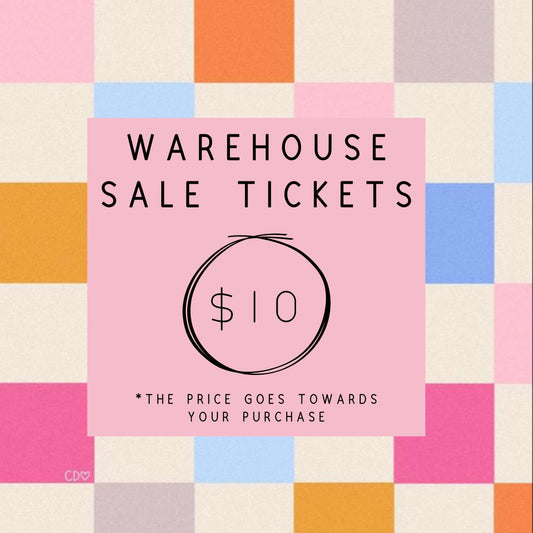 Warehouse Sale Ticket