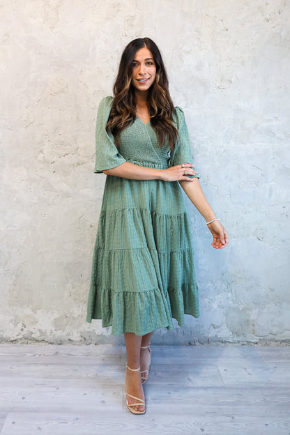 THE CHARLESE IN BOTANICAL GREEN FINAL SALE