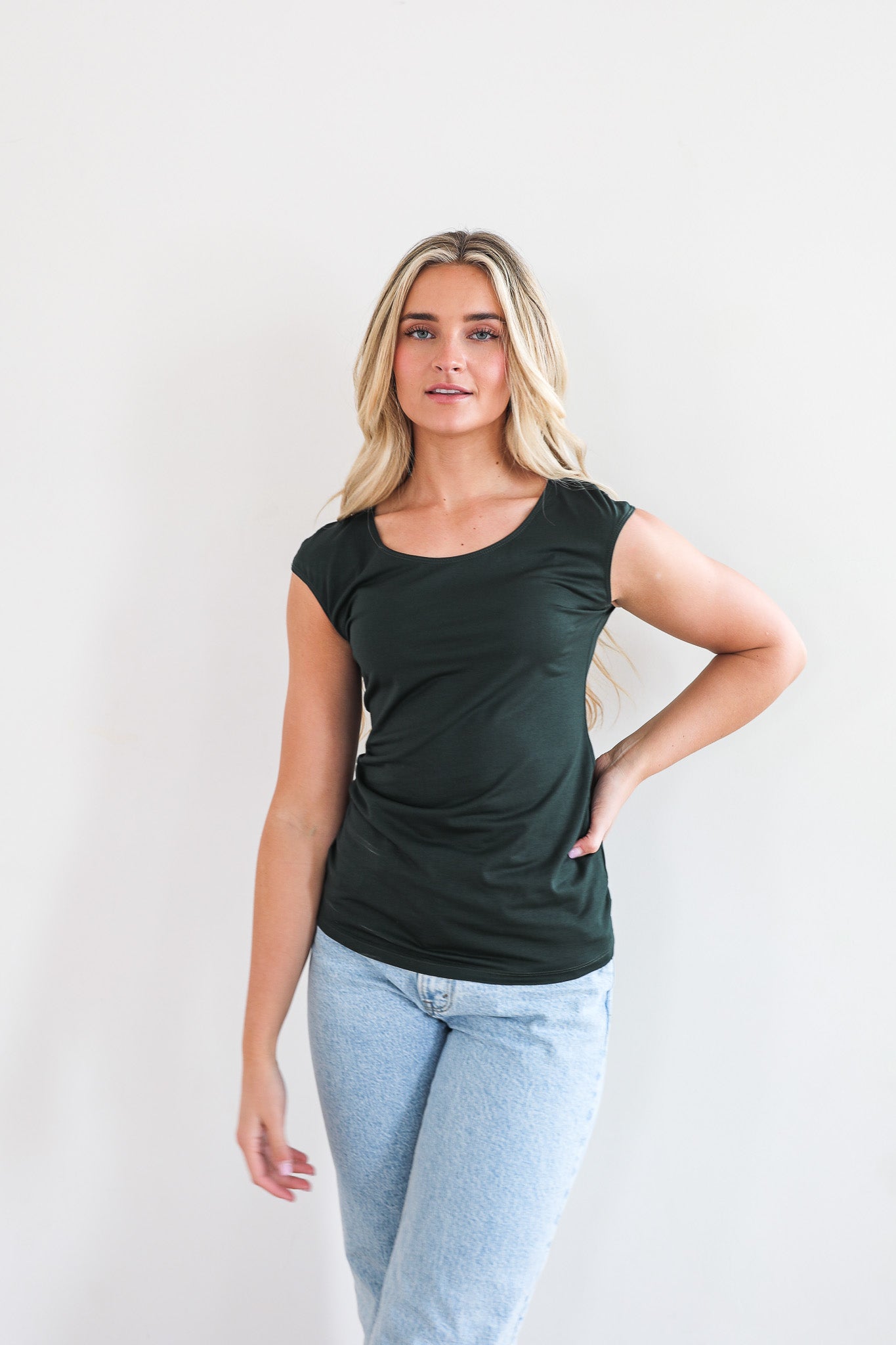 LAYERING TEE IN PINE GROVE