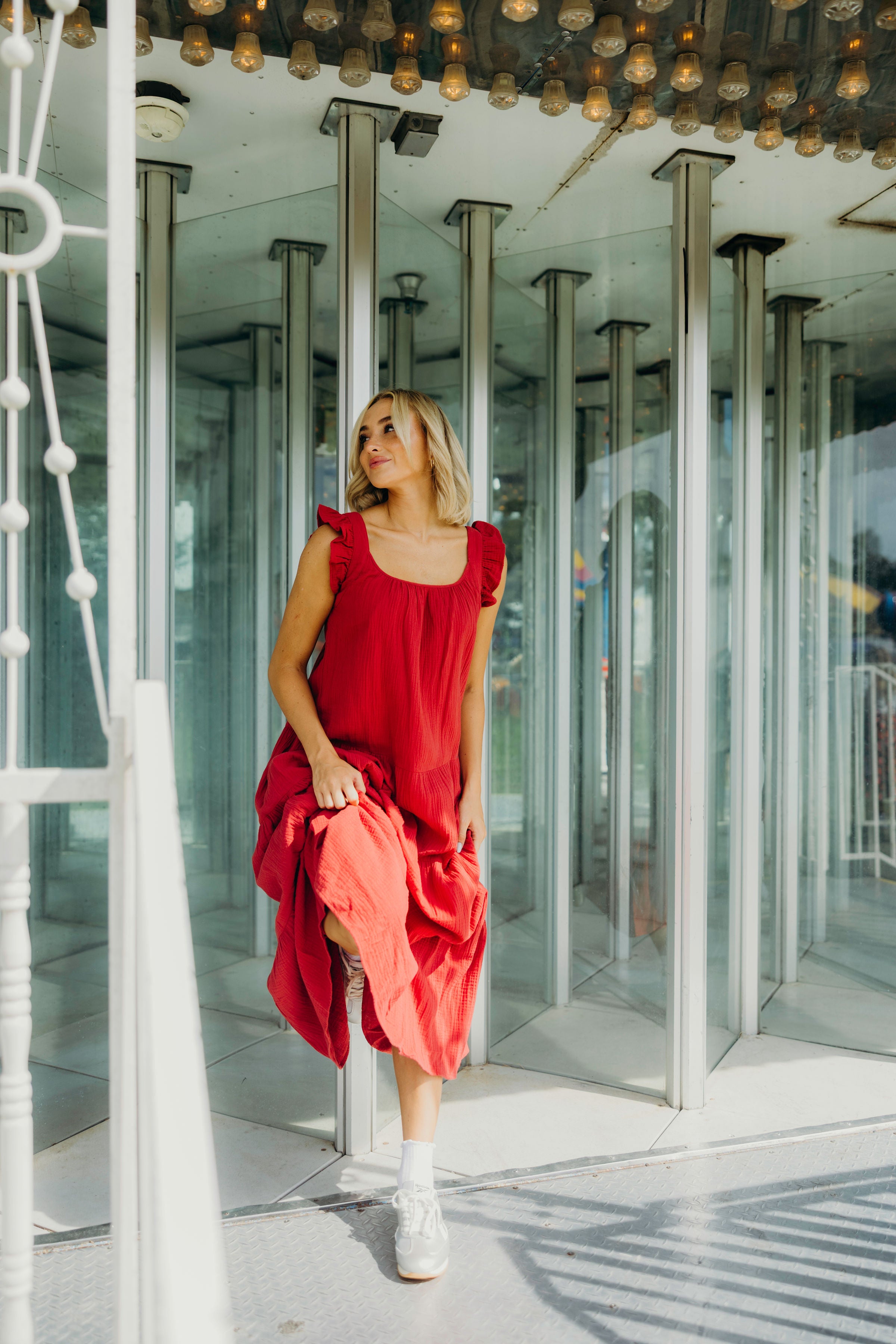 THE RAYA IN LADYBUG RED
