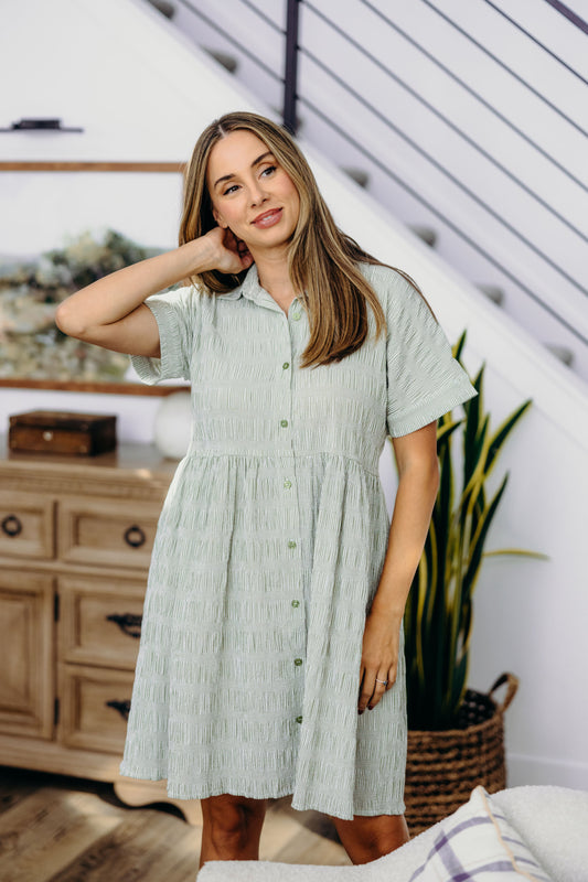 THE BLANCHE IN OLIVE STRIPE