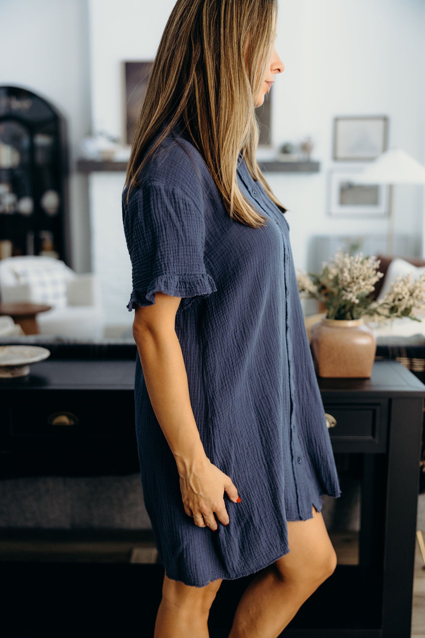 THE MICHA IN SOFT NAVY