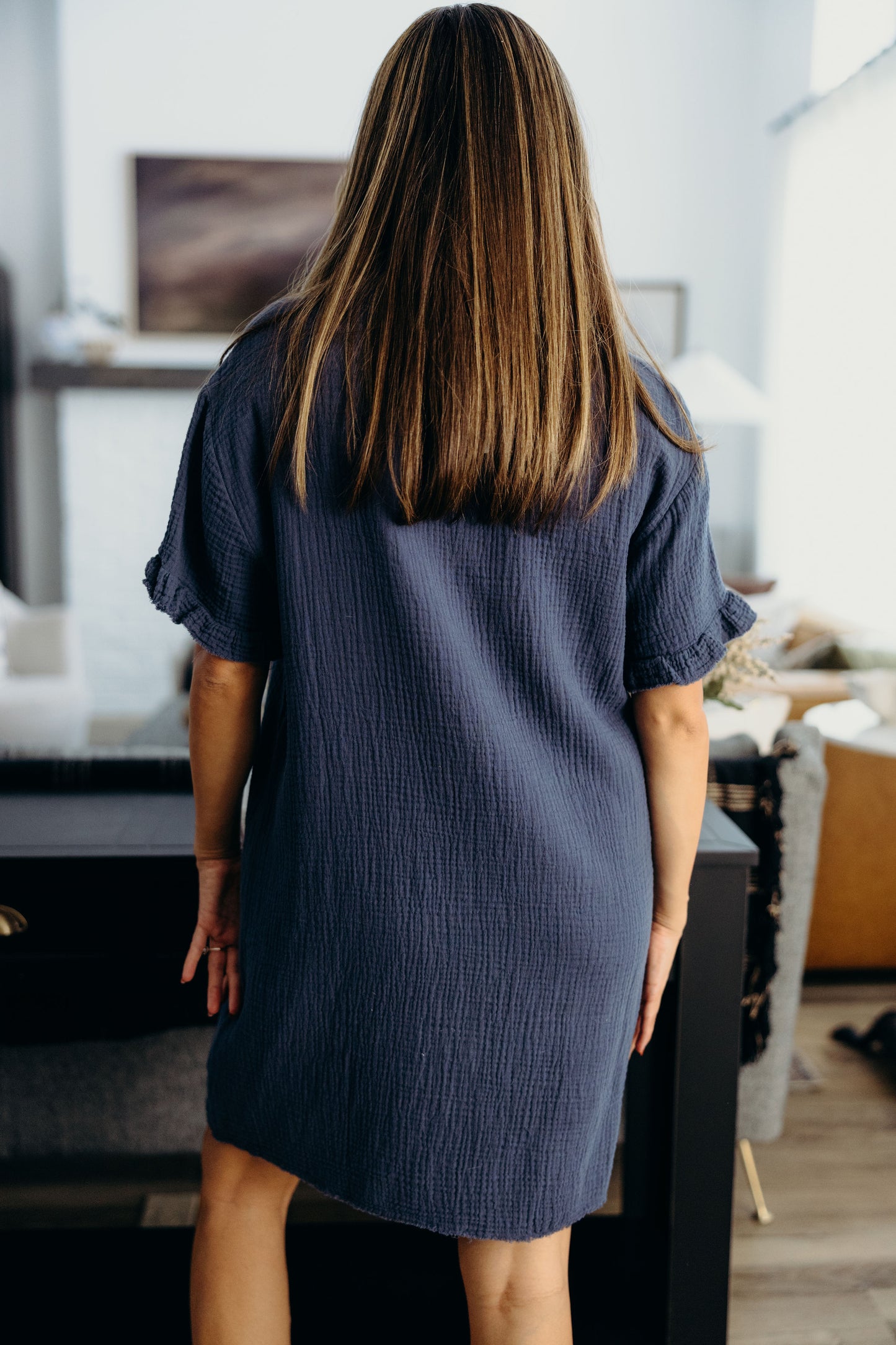 THE MICHA IN SOFT NAVY