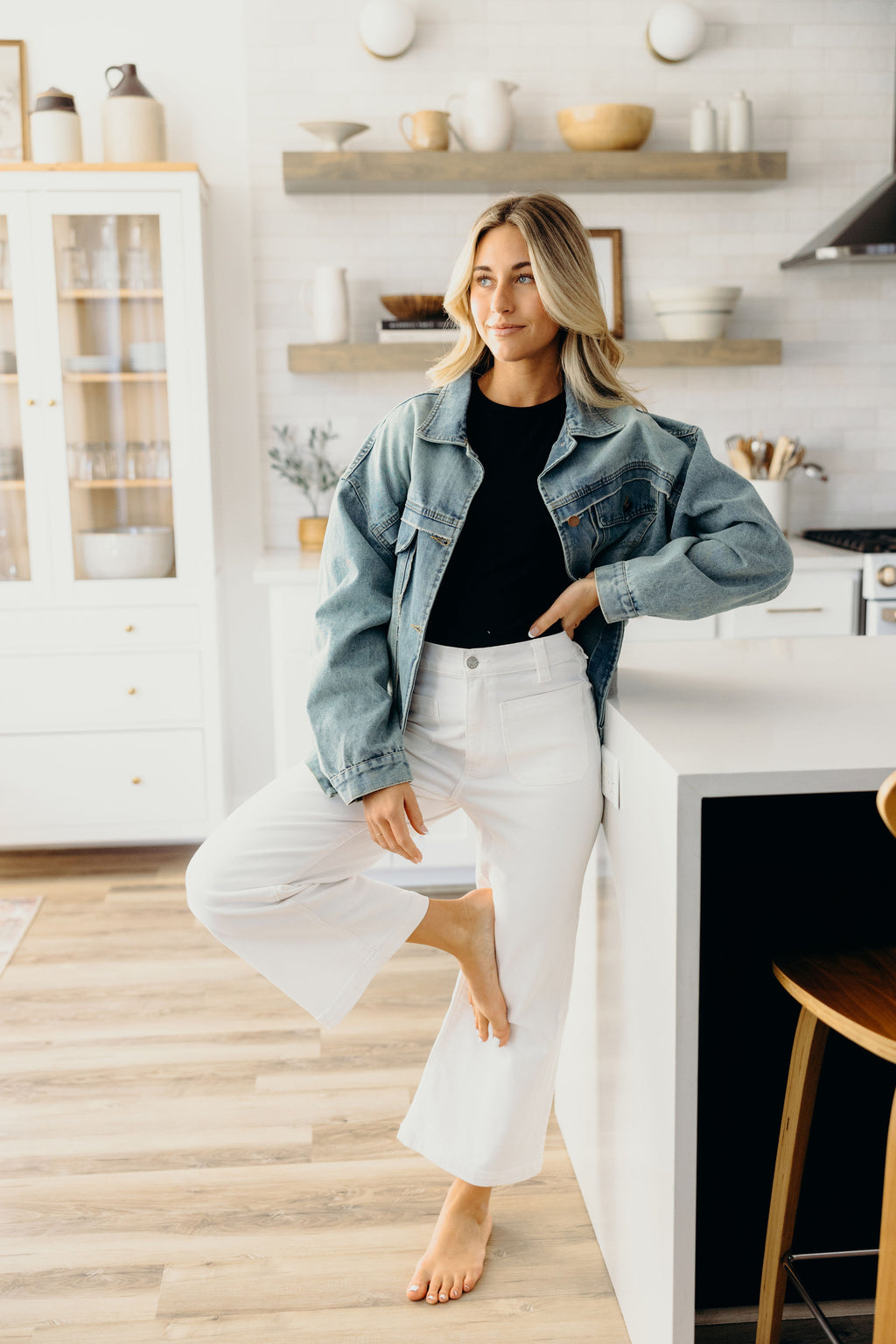 OVERSIZED DENIM JACKET IN HERITAGE FADE
