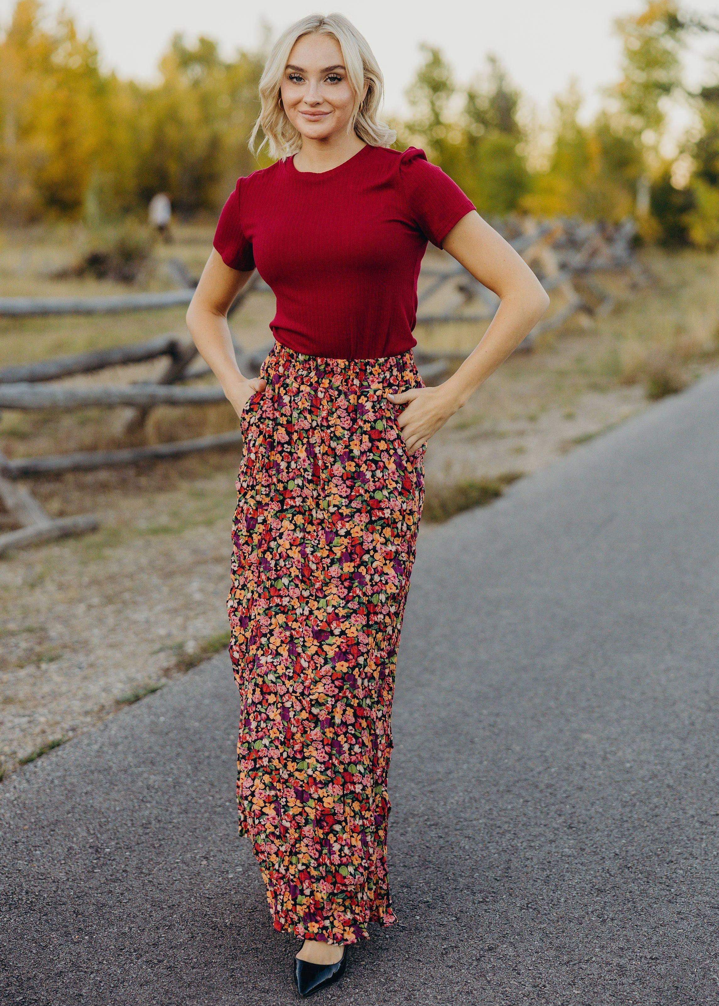MAXI SKIRT IN SUNSET