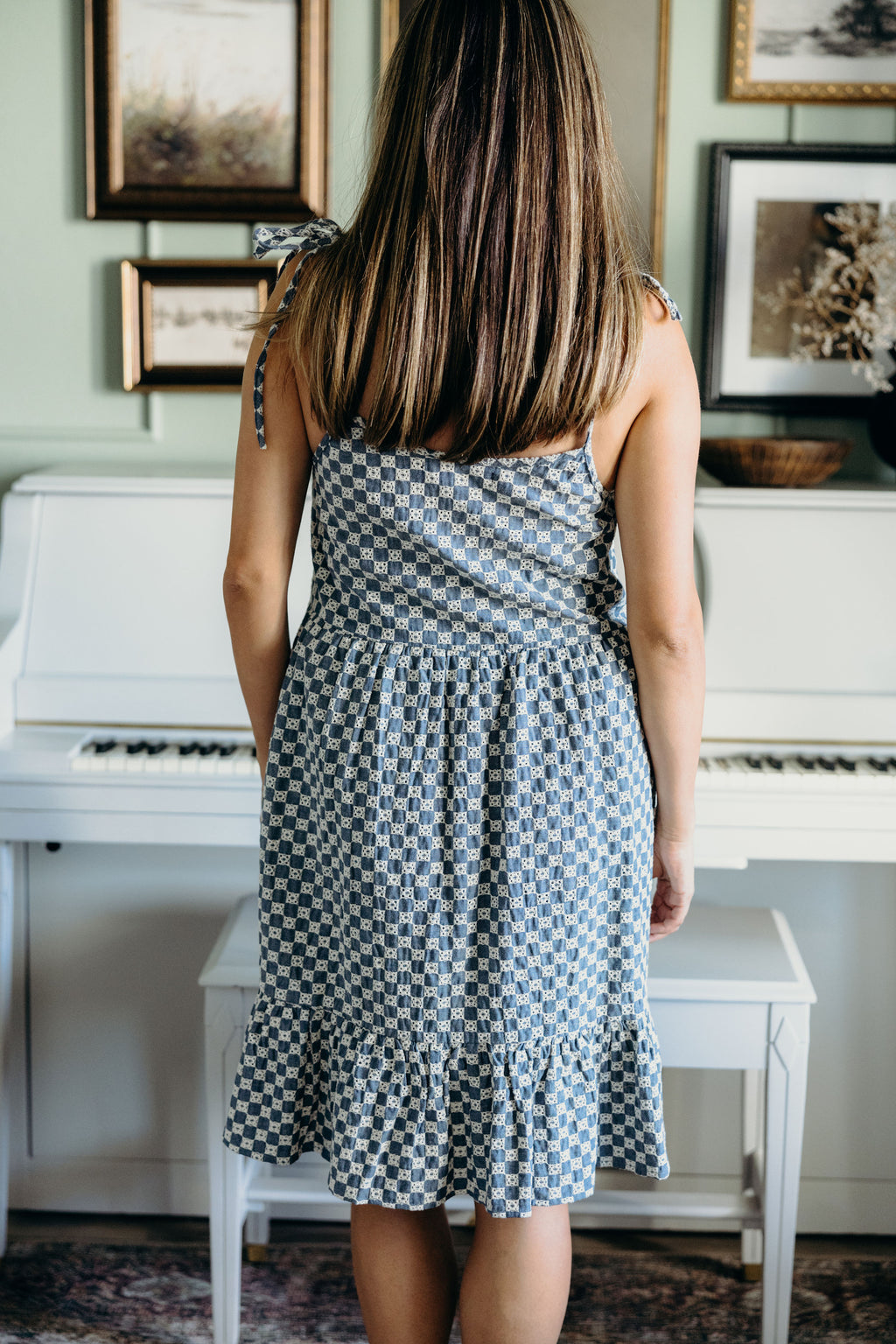 THE LEON IN DENIM CHECKERED