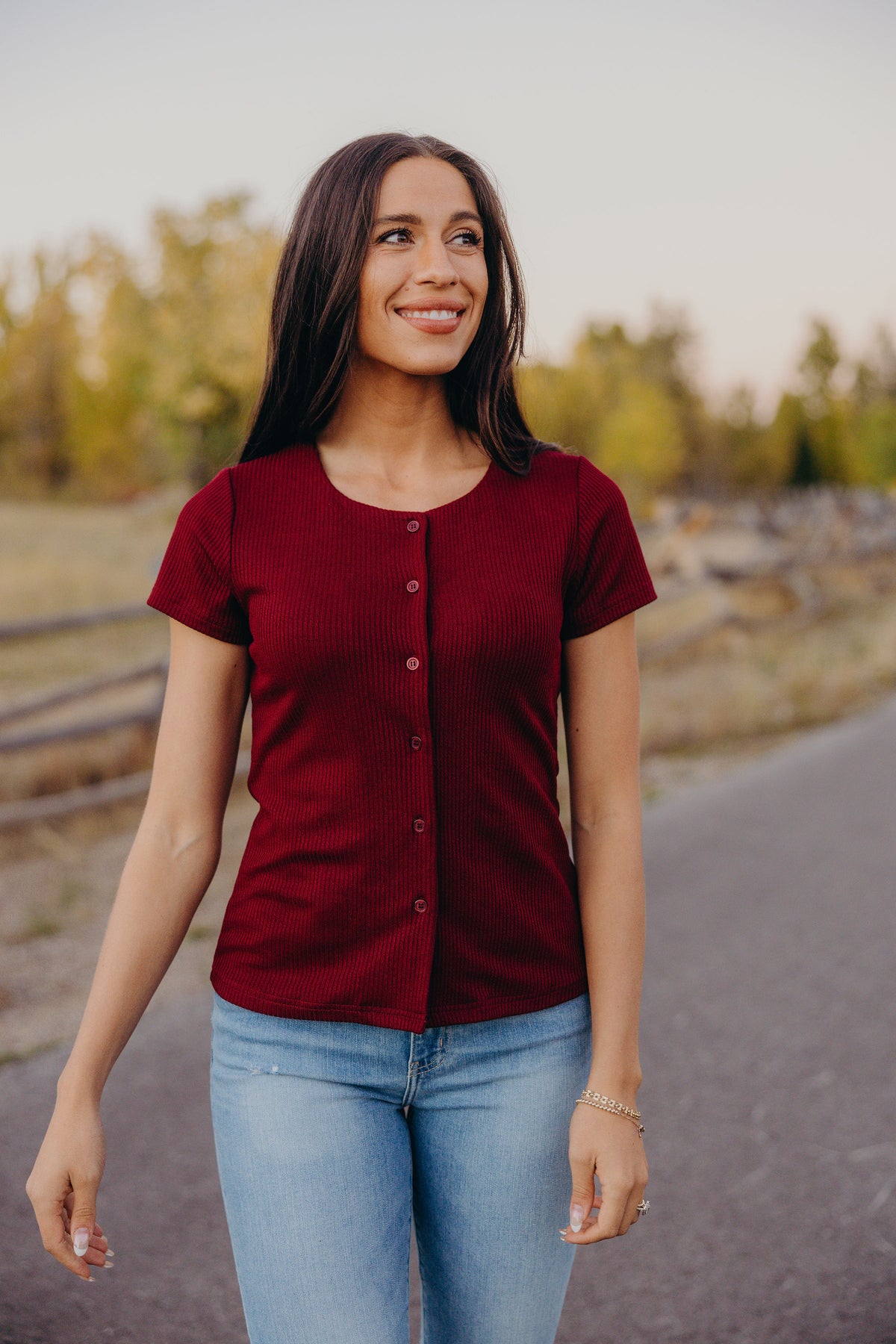 STUDIO CARDI IN POMEGRANATE