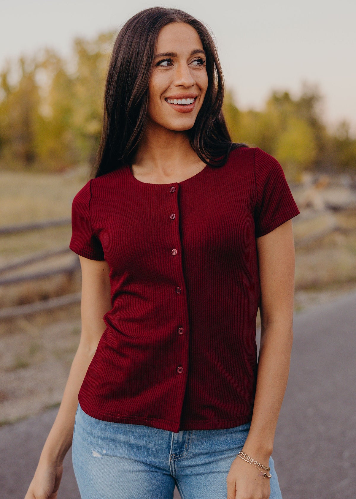 STUDIO CARDI IN POMEGRANATE