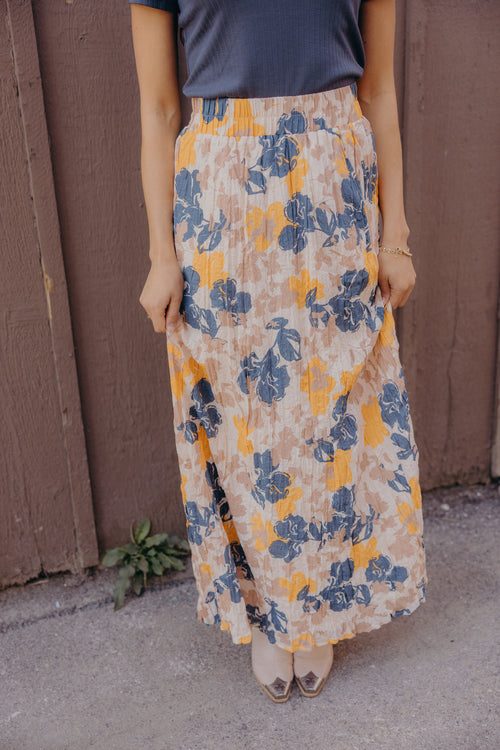 MAXI SKIRT IN DUSTY HORIZON