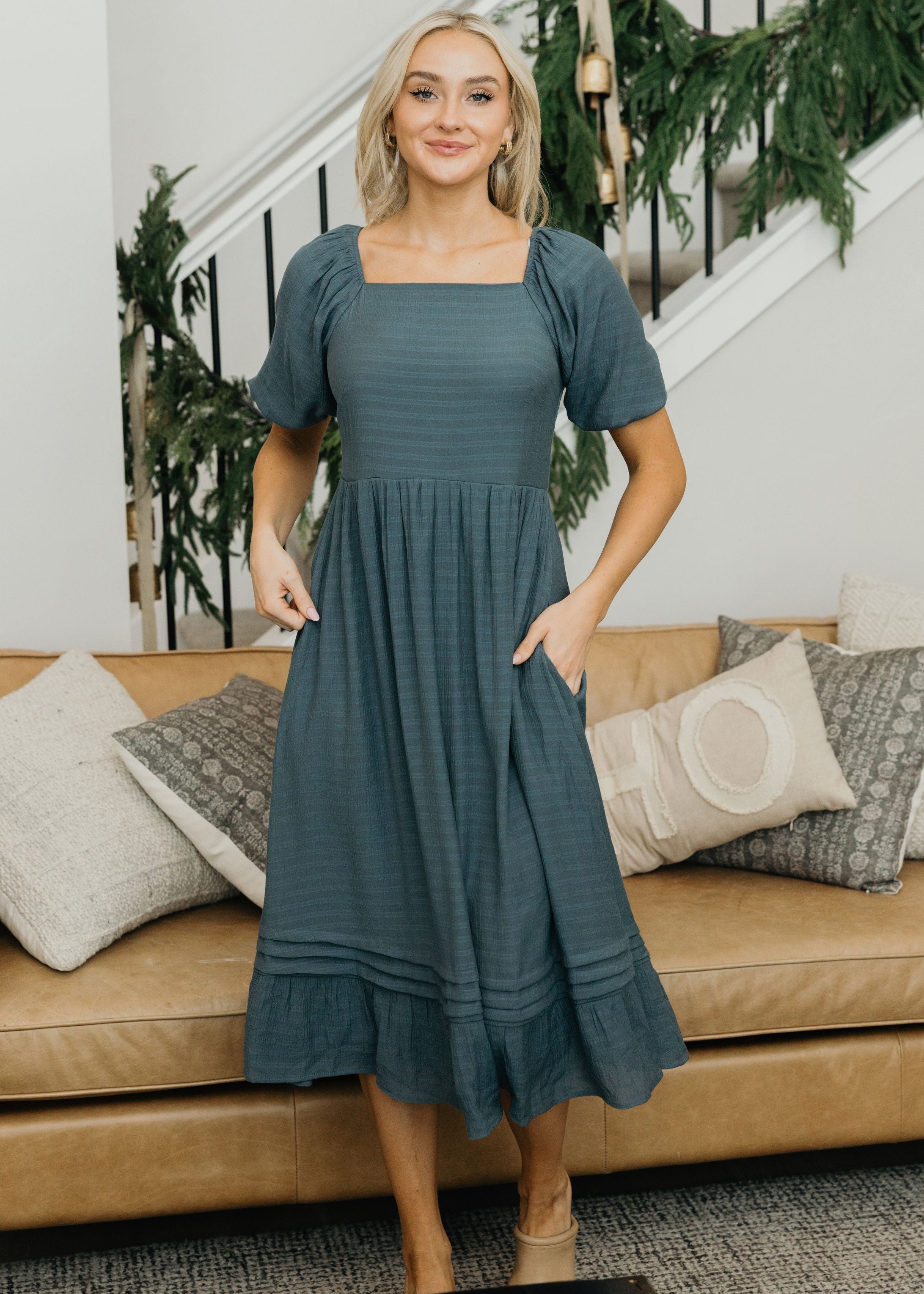 mikarose dresses Modest for Spring XS Women's Long Fall Floral Dress