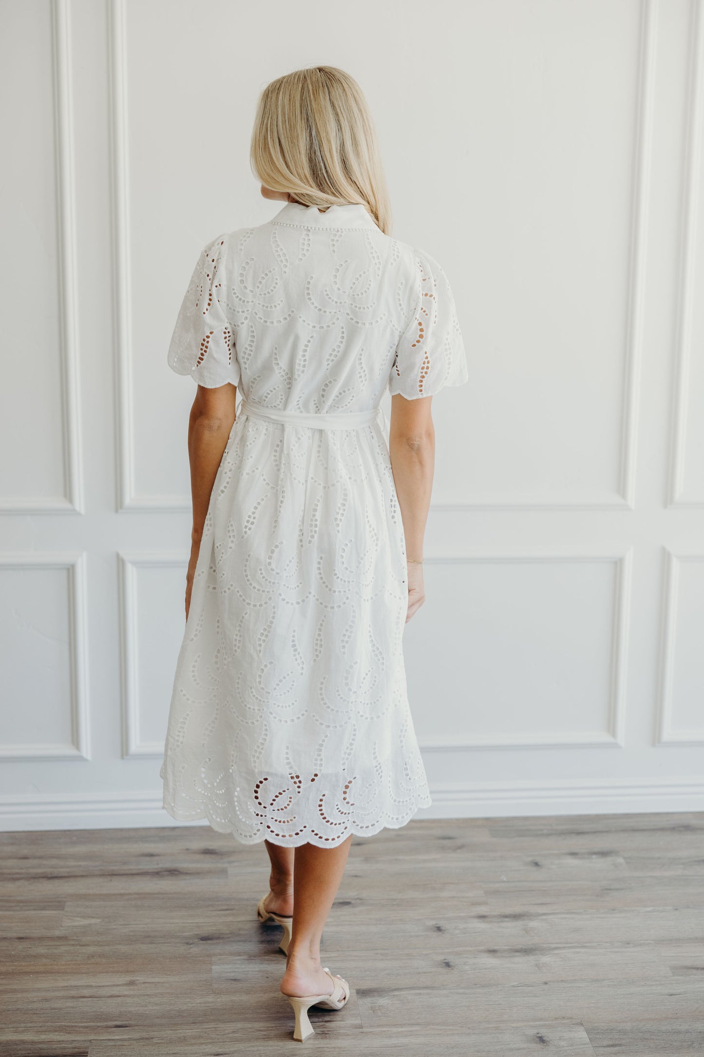 THE COSETTE IN WHITE EYELET