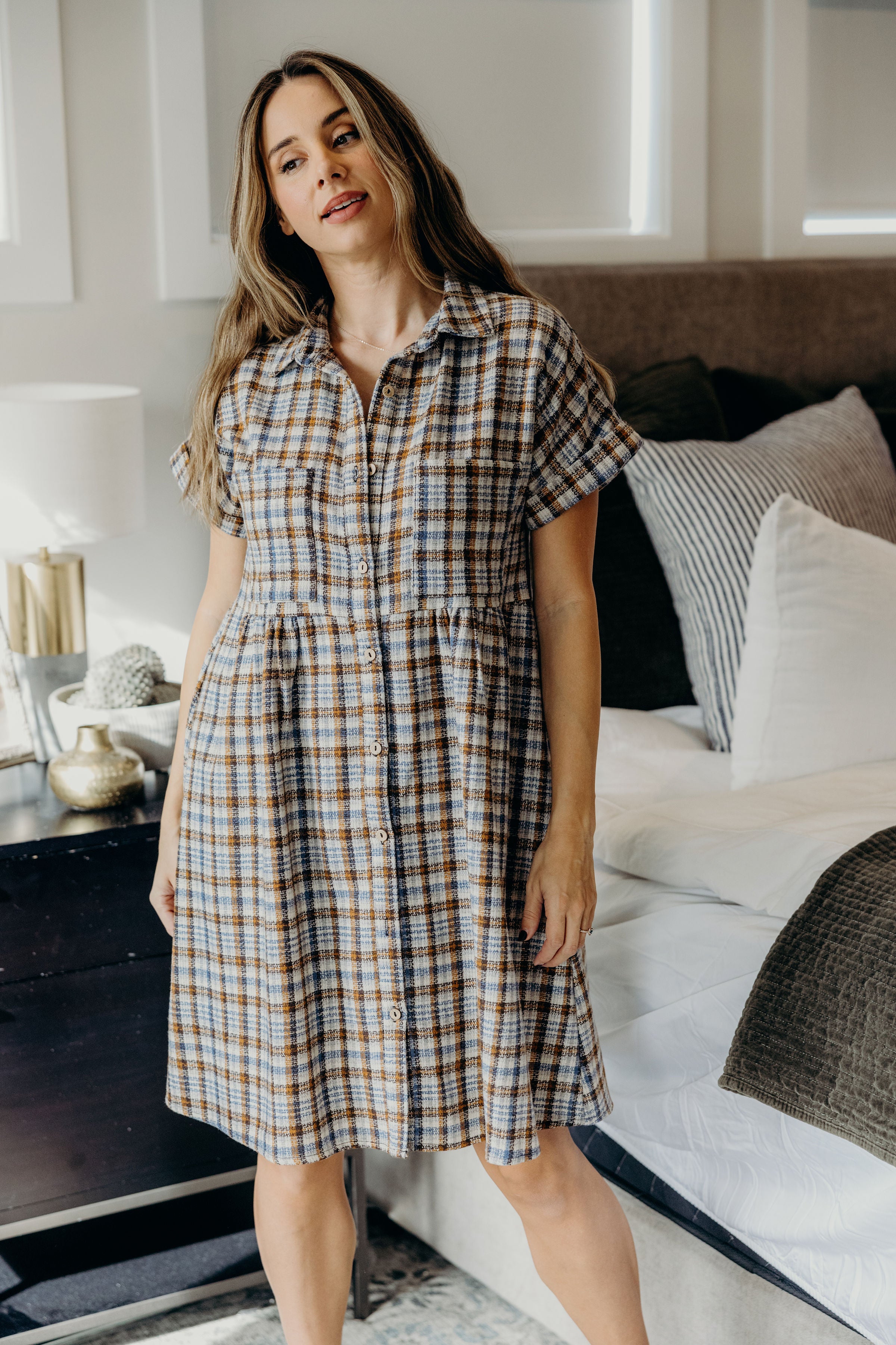 THE BLANCHE IN HARVEST PLAID FINAL SALE