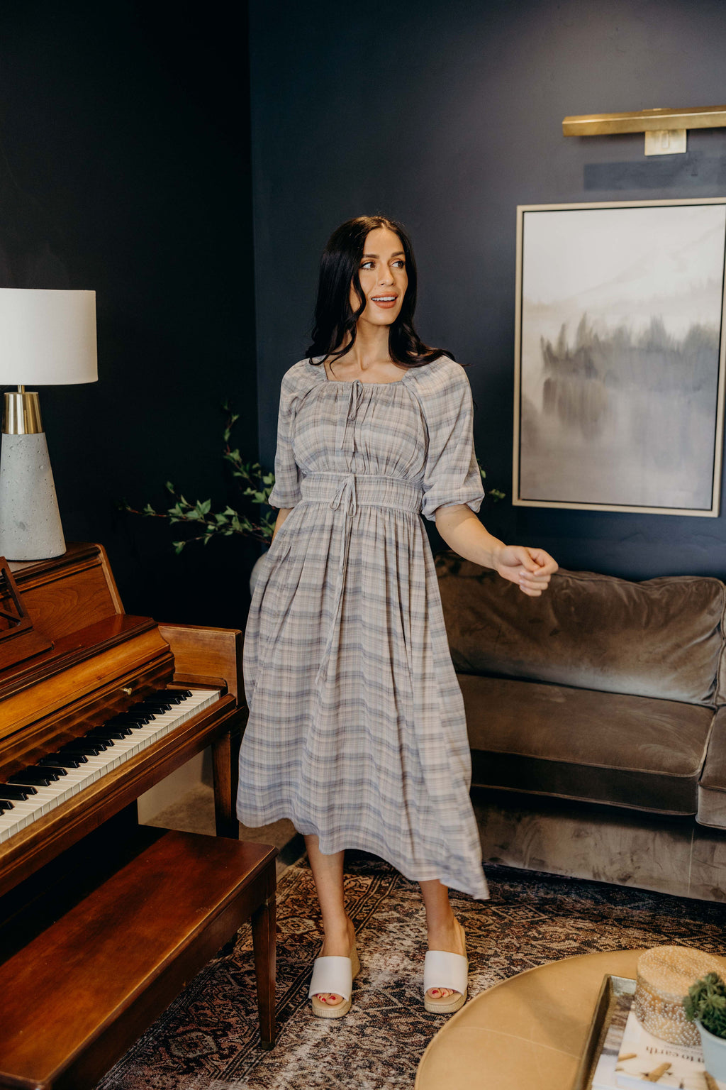 THE DYER IN FROSTY PLAID