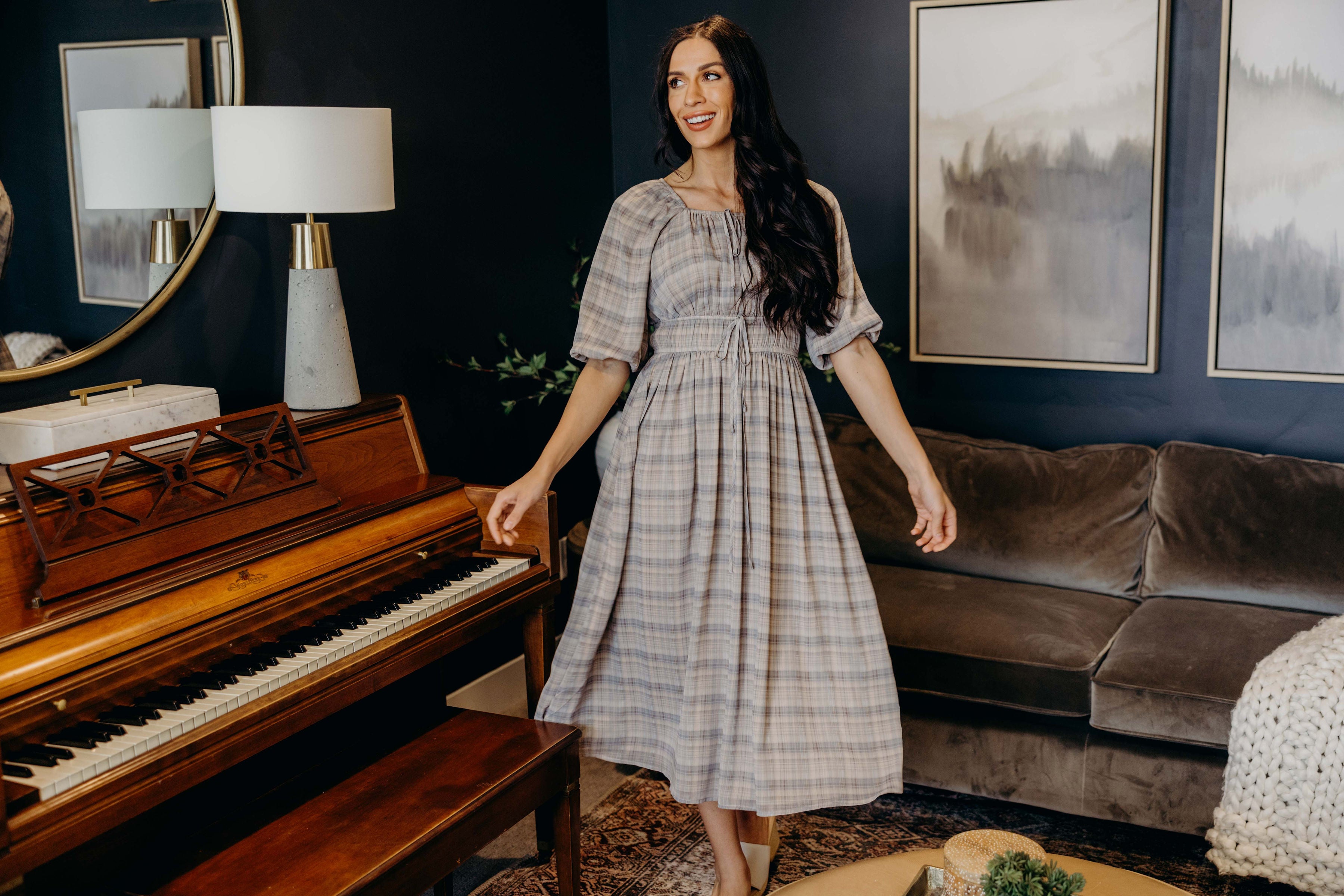 THE DYER IN FROSTY PLAID