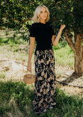MAXI SKIRT IN CLAY BLOSSOM FINAL SALE