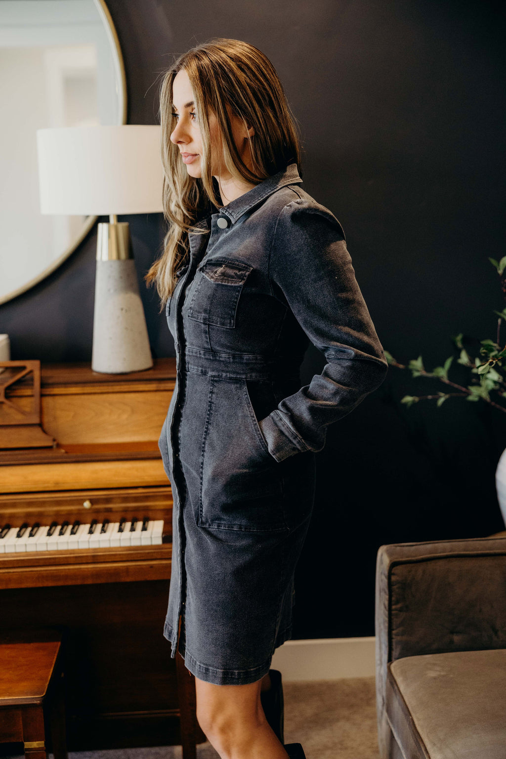 THE MAE IN VINTAGE BLACK WASH FINAL SALE FINAL