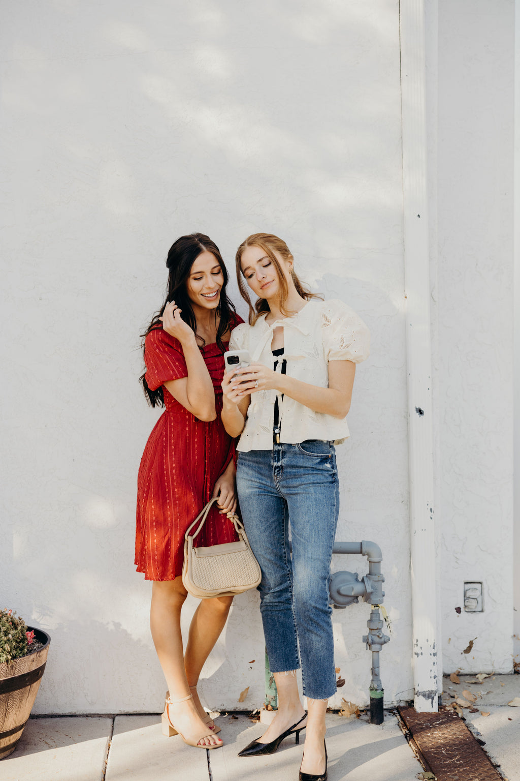 TIE FRONT LACE BLOUSE IN ANTIQUE CREAM FINAL SALE