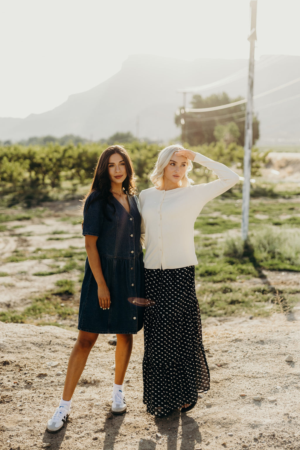 TIERED MAXI SKIRT IN TULIP DREAM