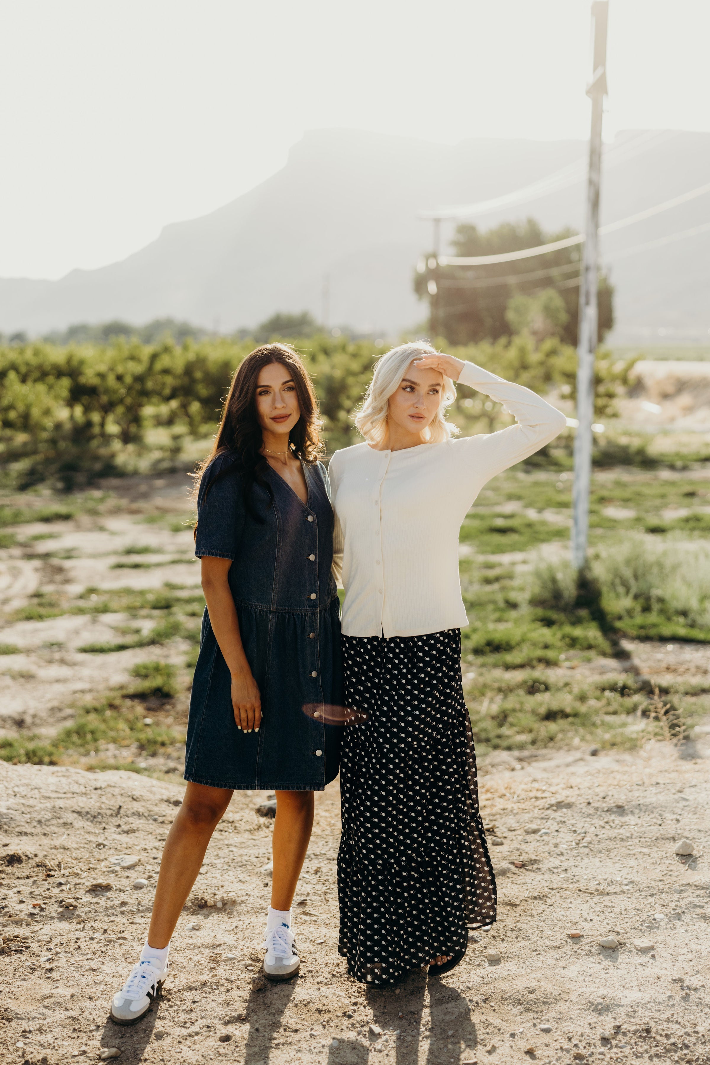 TIERED MAXI SKIRT IN TULIP DREAM