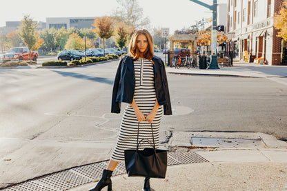THE THEODORA IN BLACK STRIPED