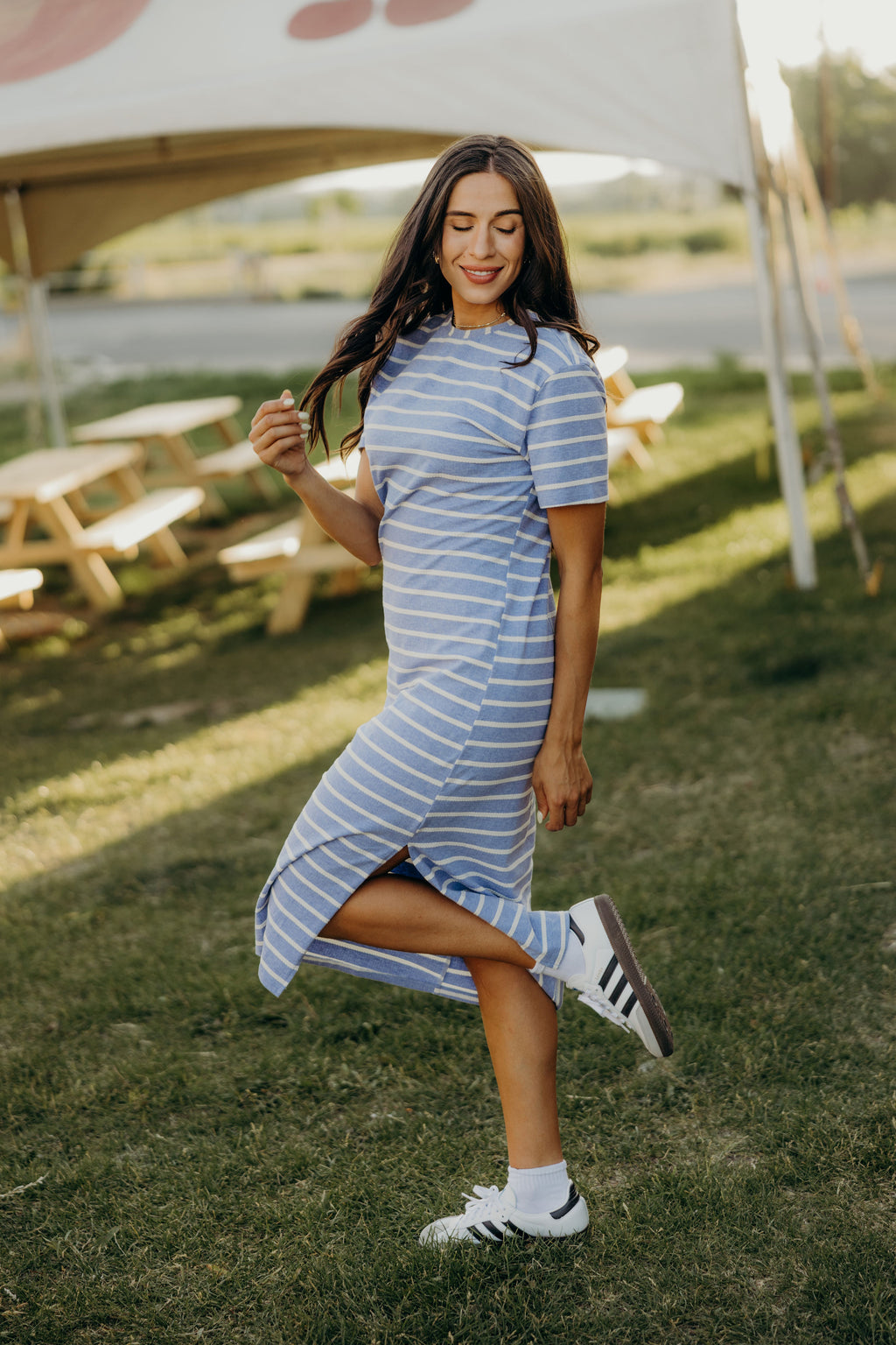 THE JETT IN VISTA BLUE STRIPE