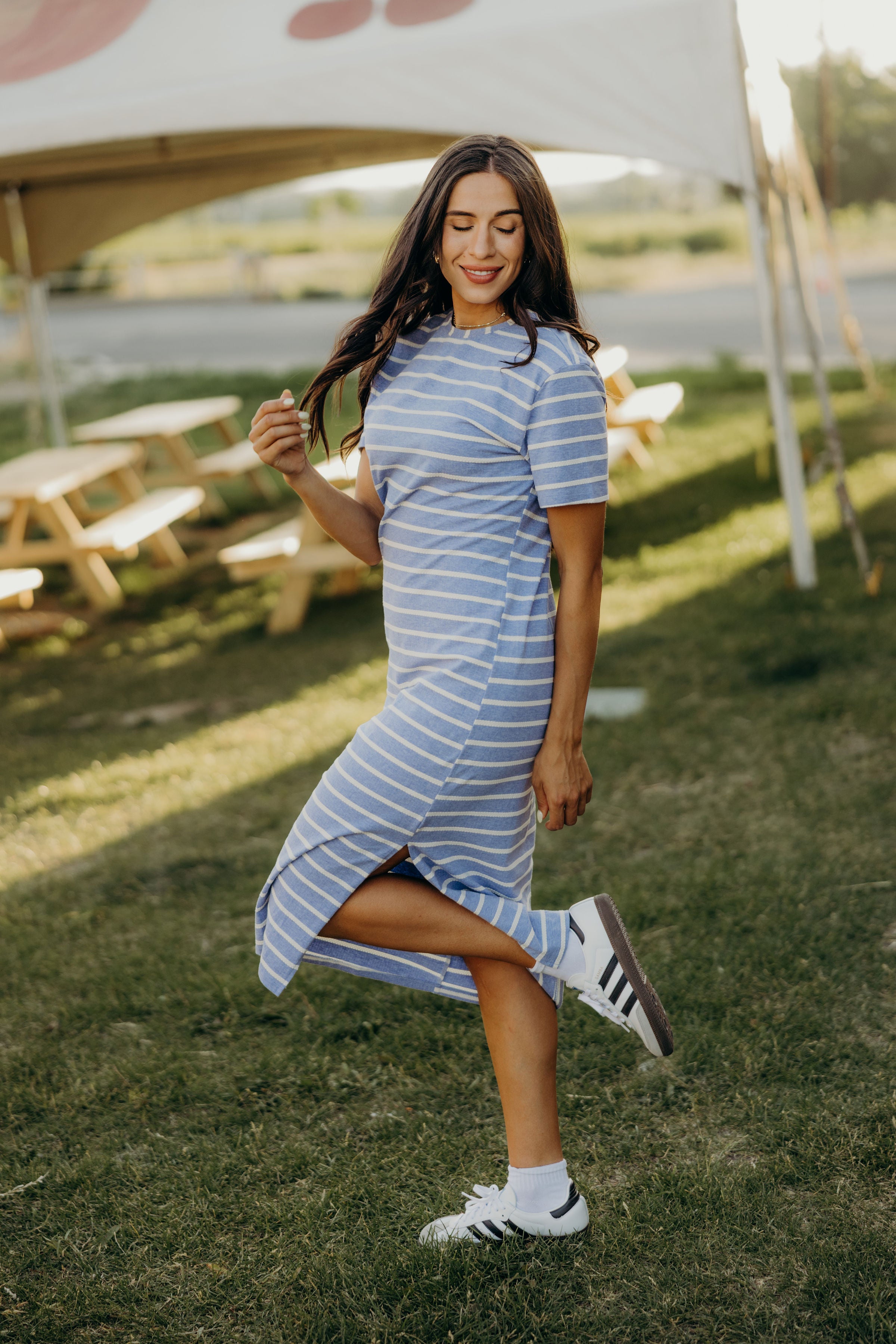 THE JETT IN VISTA BLUE STRIPE