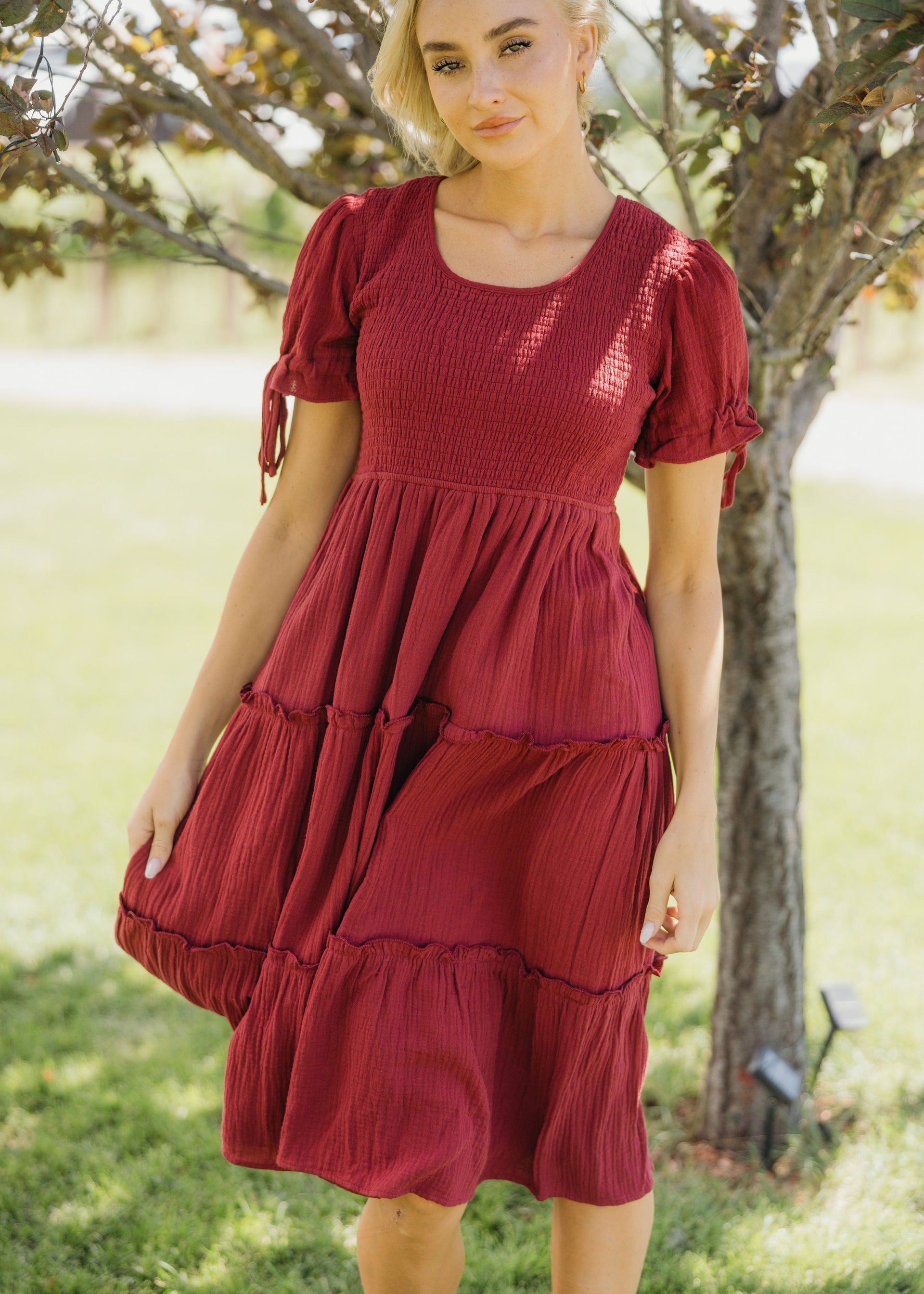 slim fit dress slacks Gingham Corset Maxi Dress main image 0