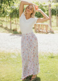 MAXI SKIRT IN ORCHID WHISPER