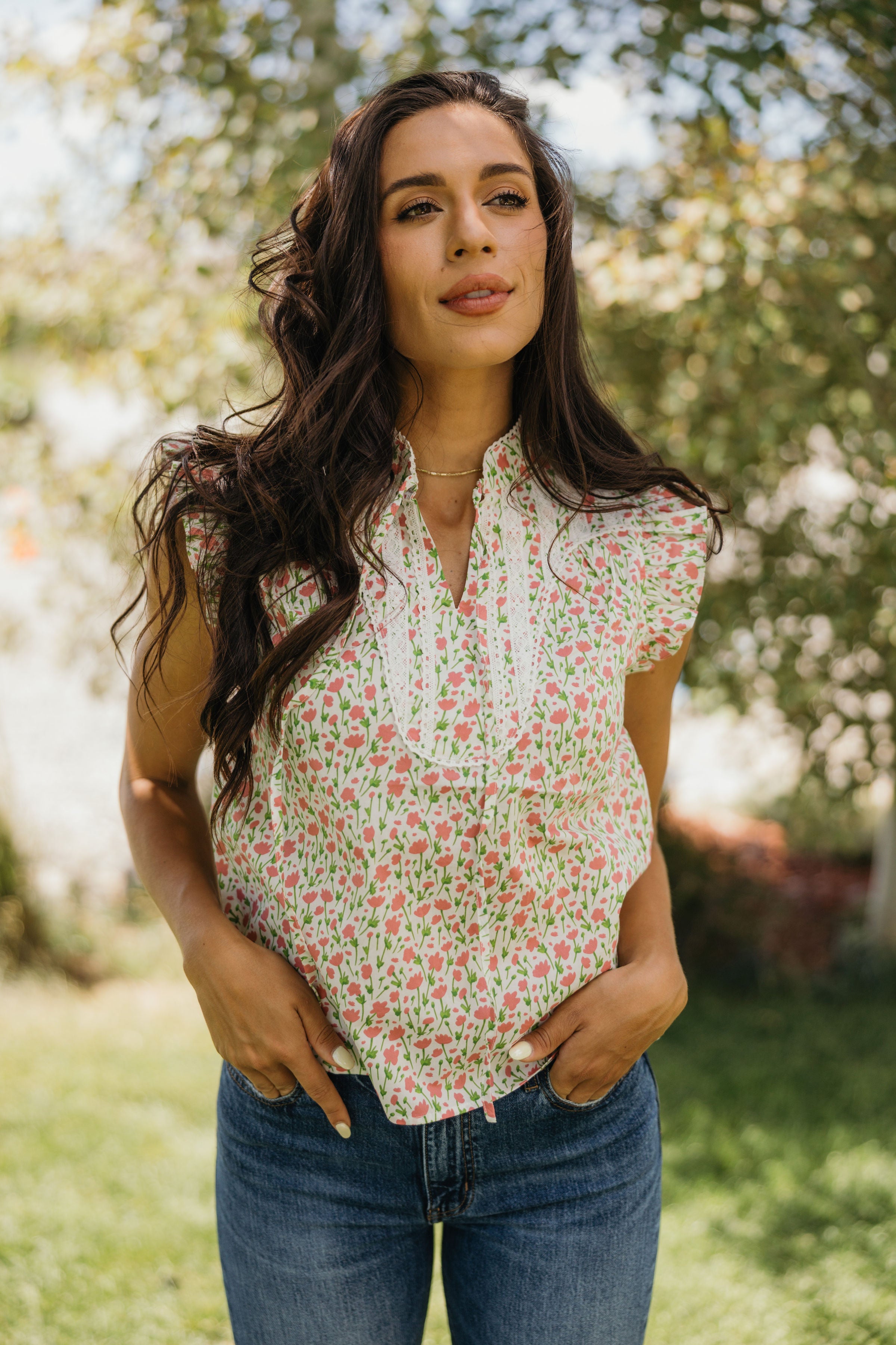 トップス shishikui pat tops Modest Tops for Spring – Mikarose Clothing