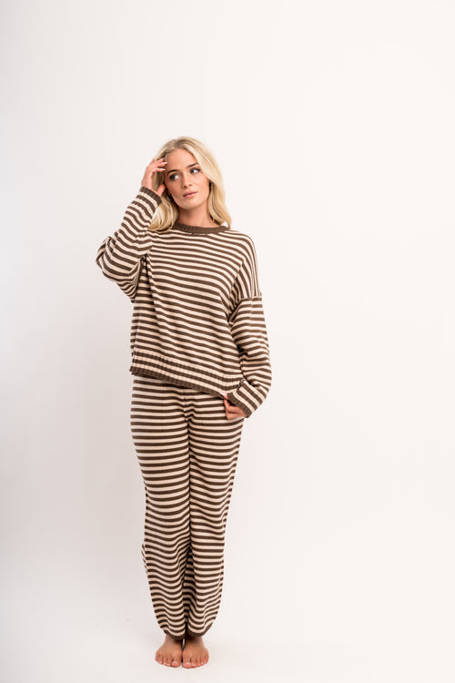 CAMPUS SWEATER IN IVY STRIPE