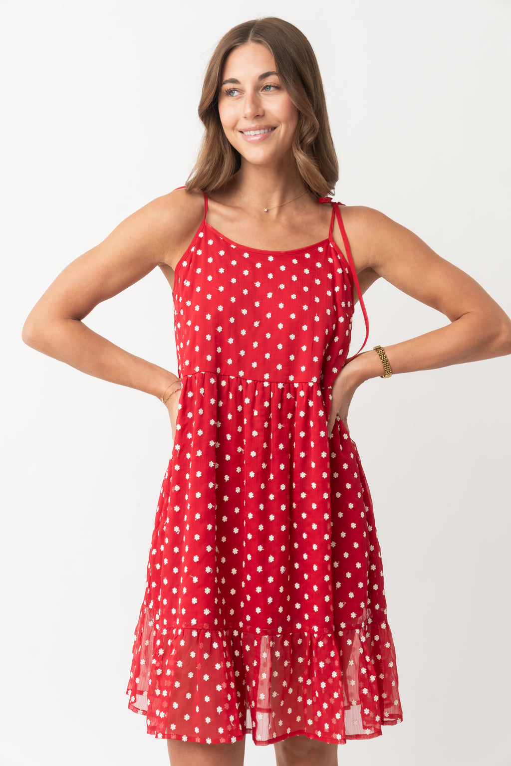THE LEON IN RED DAISY FINAL SALE