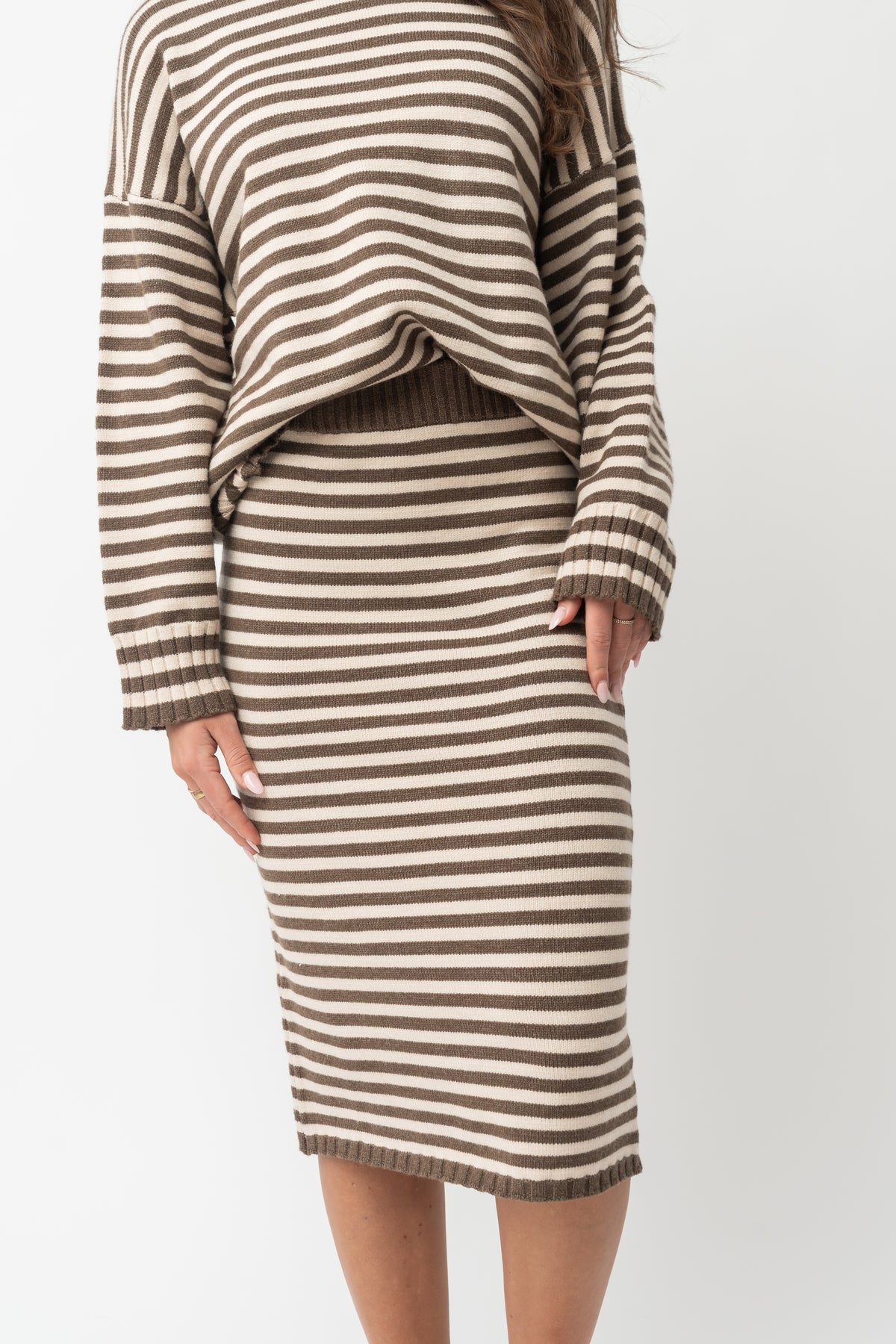 CAMPUS SKIRT IN IVY STRIPE