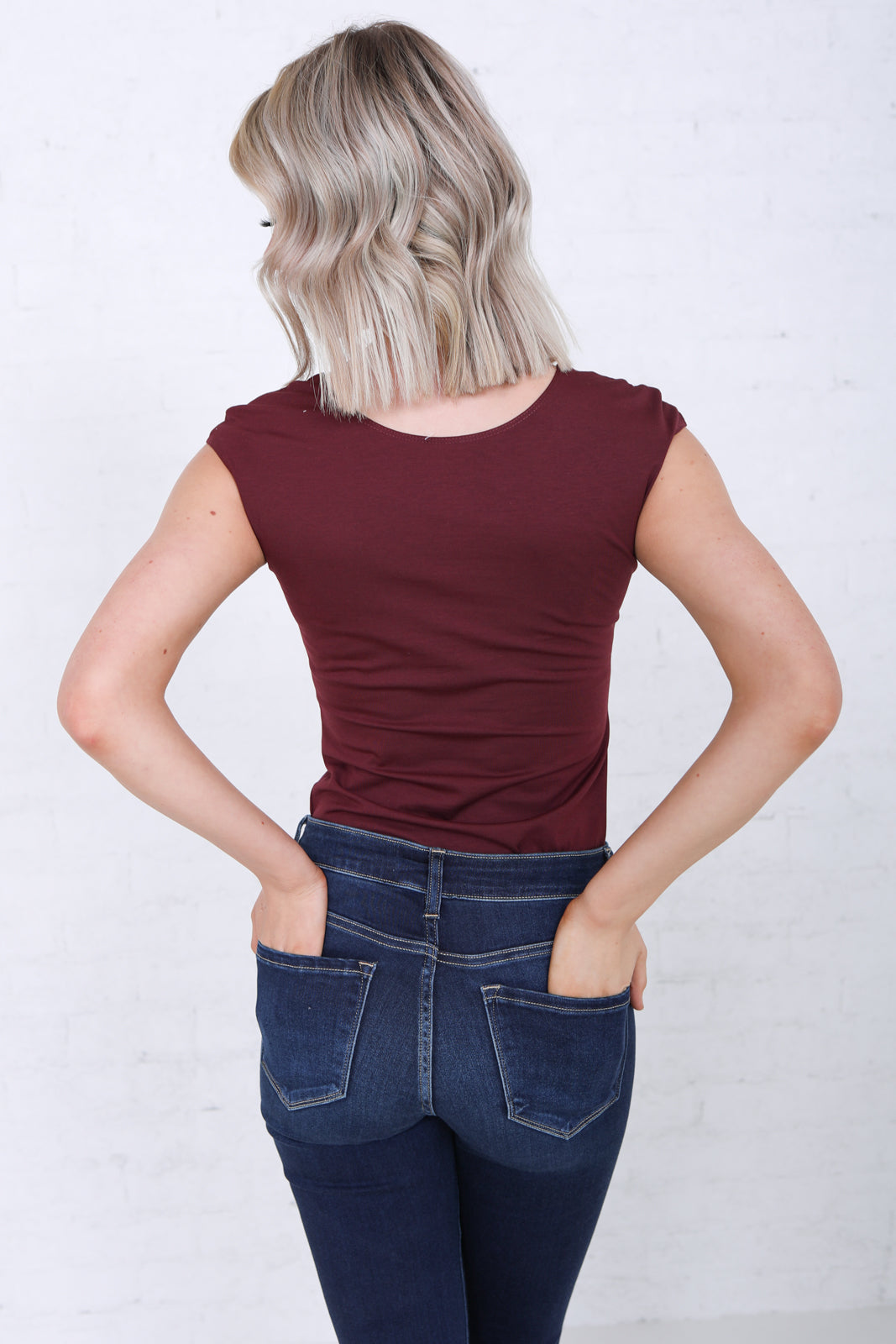 LAYERING CAP SLEEVE IN TAWNY PORT FINAL SALE
