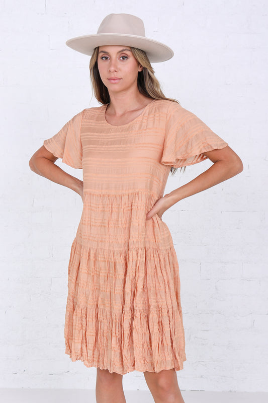THE HANNAH IN APRICOT TAN FINAL SALE